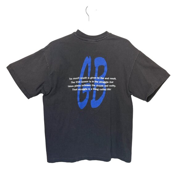 Hanes Mens Vintage Garth Brooks Graphic T-Shirt Black Cotton Large Classic Fit - Picture 2 of 6